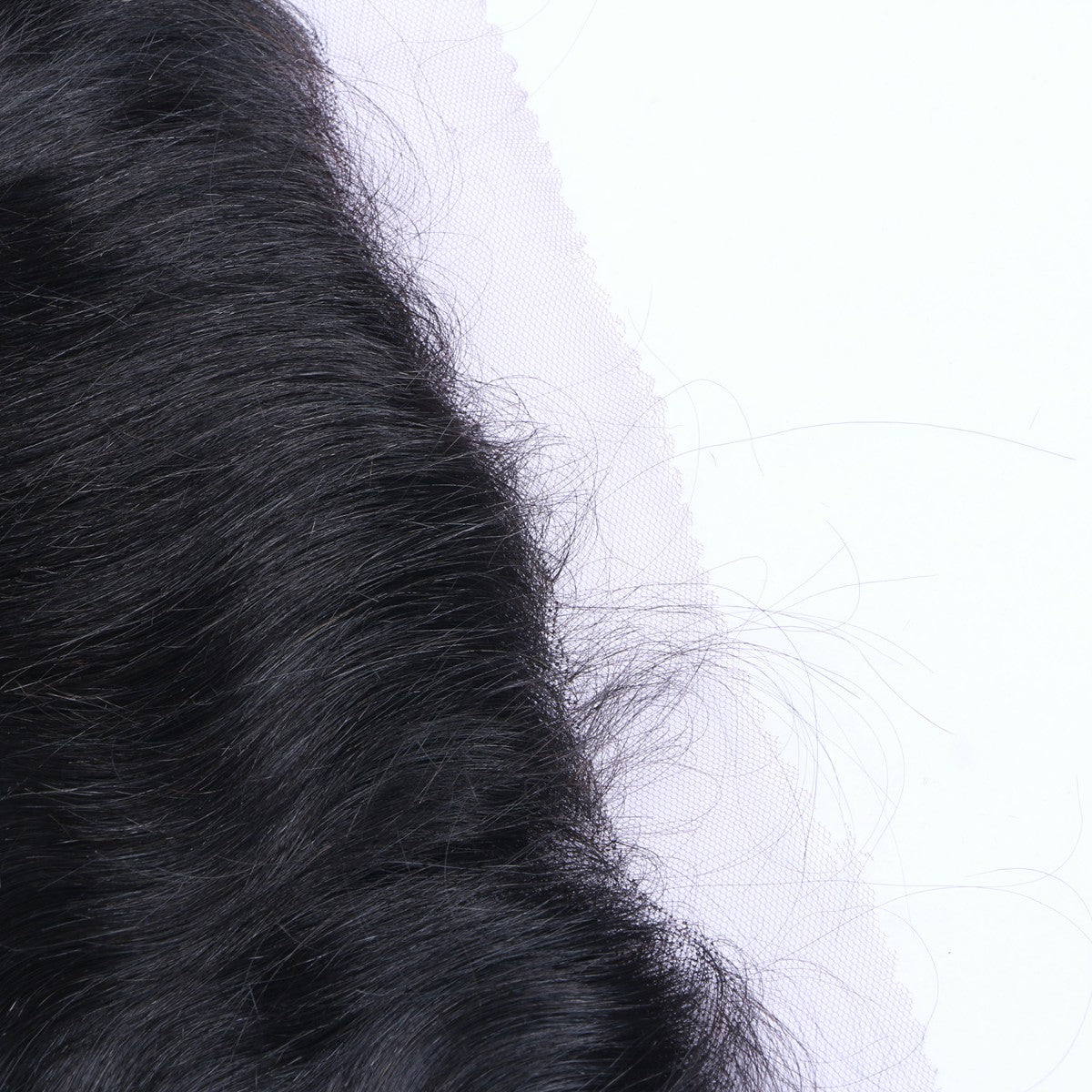 Body Wave 13x4 Virgin Human Hair Natural Black HD Frontal
