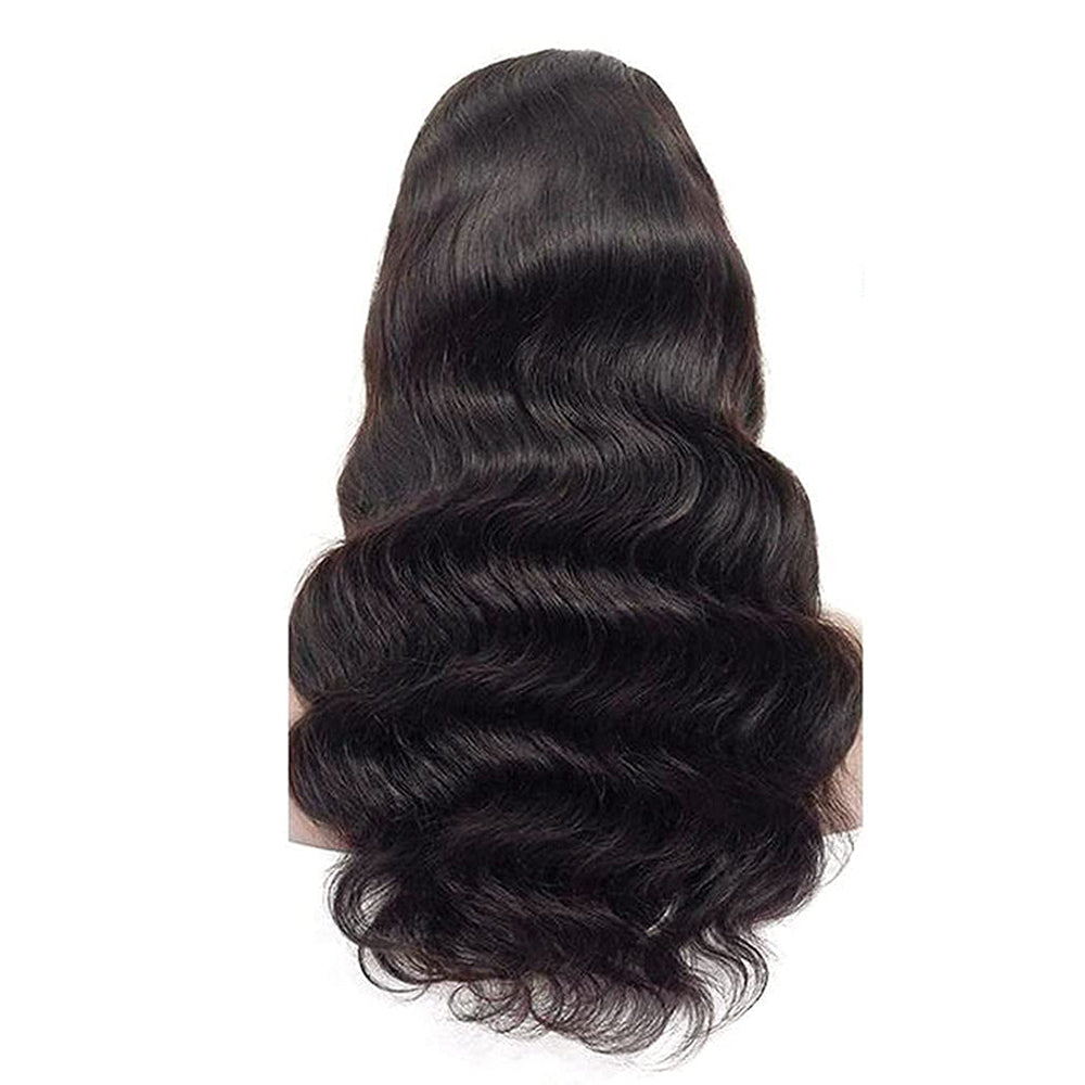 Body Wave 13x4 Frontal Lace Wig Natural Black 200% Density
