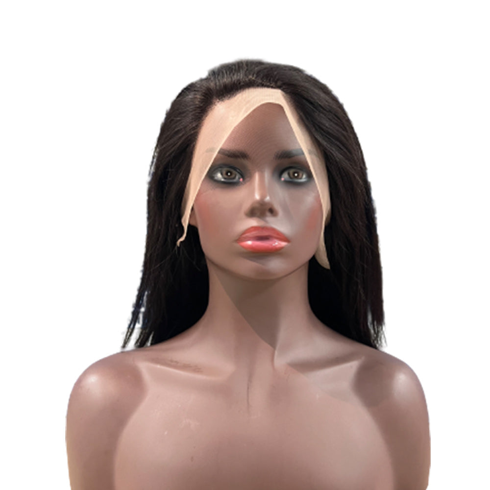 Straight Full Frontal 13*4 HD Lace Wig Natural Black